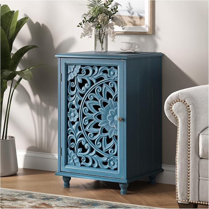 Jiansu furni Boho Small Buffet Cabinet - Image 6