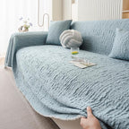 DREAMINGO Bubble Textured Cooling Sofa Cover, Ice Silk Breathable Couch Cover - Image 3