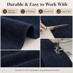 Mini Chenille Linen Blend Upholstery Fabric by the Yard, 57 Inch Wide Soft - Image 5