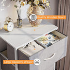 ODK Dresser for Bedroom with 4 Storage Drawers, Small Dresser Chest of Fabric - Image 5