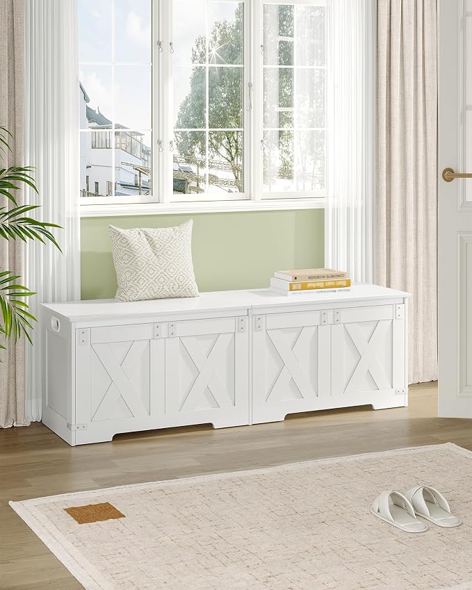 Hzuaneri 59" Storage Chest, Large Storage Trunk - Image 8