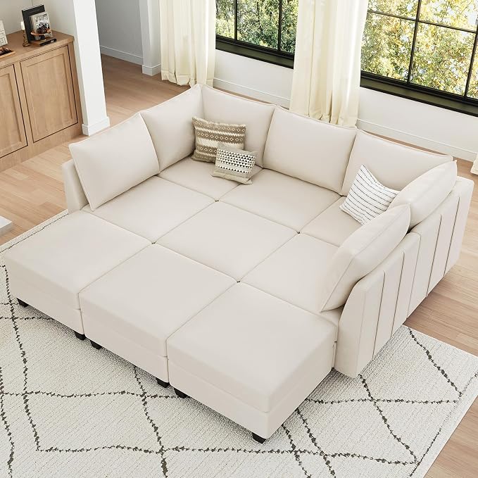 Belffin Modular Sectional Sofa Bed - Image 8