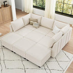 Belffin Modular Sectional Sofa Bed - Image 8