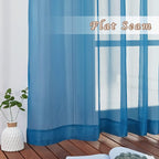 NICETOWN Sheer Curtains for Bedroom Windows 84 inch Length, Grommet Casual - Image 6