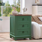 Joaxswe Farmhouse Night Stand, Sofa Bed Side Table Chest of Drawers, Wood - Image 6