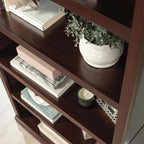 Sauder Miscellaneous Storage 5-Shelf Bookcase/ Book shelf, Select Cherry finish - Image 9