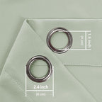 RV Blackout Curtains for Bedroom, 52 x 36 Inches Long Seafoam Green | Thermal - Image 9