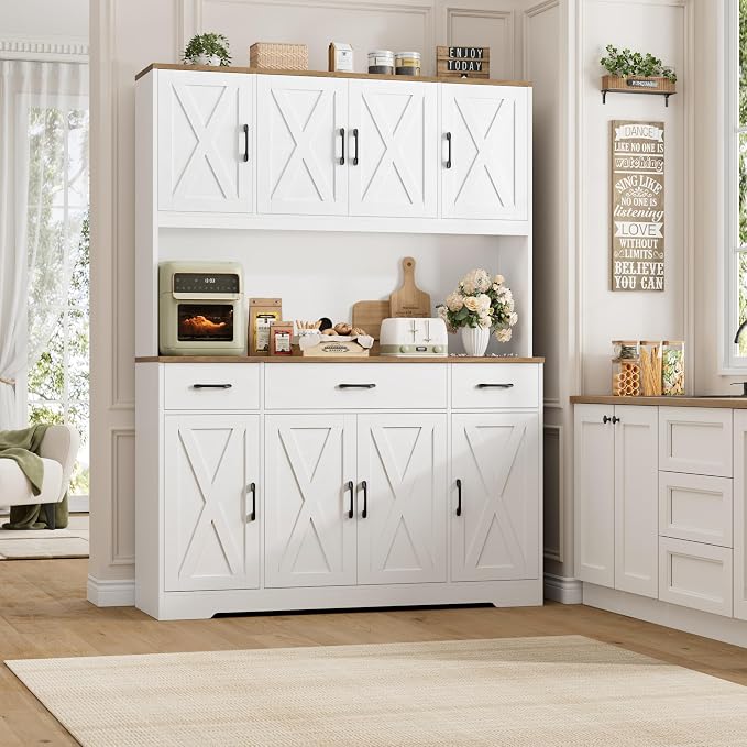 HOSTACK 71" Large Pantry Cabinet - Image 3