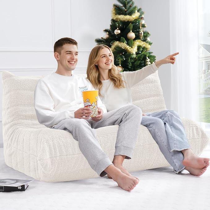Bean Bag Loveseat Chair Big Sofa Beanbag Chair - Image 7
