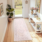 RELEANY Washable Area Rug, Runner 2'x6', Water Repellent, Pet Friendly - Image 3