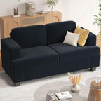 Apicizon 63" Loveseat Sofa Couch, Cloud Couch Lounge Sofa - Image 4