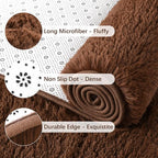 Chicrug Soft Runner Rug for Bedroom Living Room Plush Fluffy Rug 2x6 | Shag - Image 2