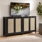 SICOTAS Rattan Sideboard Buffet Storage Cabinet - Image 7