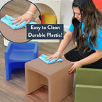 Children's Factory Cube Chair for Kids, Flexible Seating Classroom Furniture - Image 4