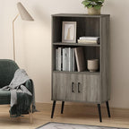 Furinno MIDCENTURY Storage Shelves, Mid-Century Style Accent Storage Cabinet - Image 2