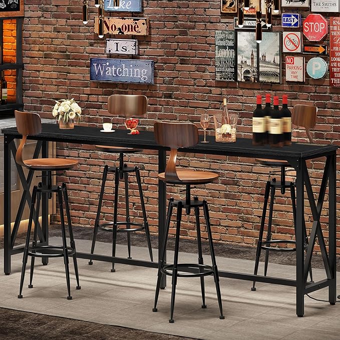 CHOEZON 70.9'' Bar Table, Kitchen Dining Table by Choezon