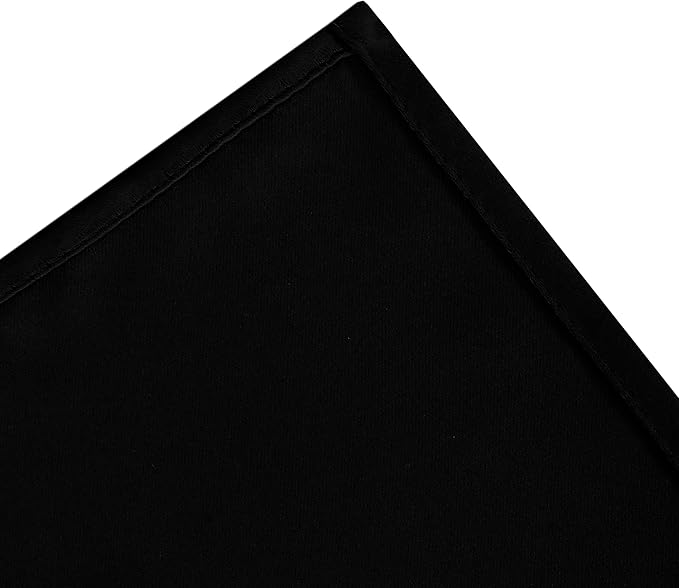 Black Thermal Blackout Curtains/38 x 63 Inch/Set of 2 Panels Room Darkening - Image 8