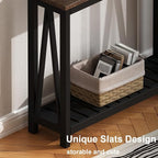 ChooChoo Console Table for Entryway Sofa Tables Living Room Farmhouse, Hallway - Image 5