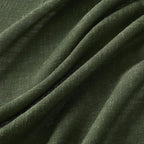 MIULEE Olive Green Linen Curtains 52x54 Inch Length 2 Panels - Image 4