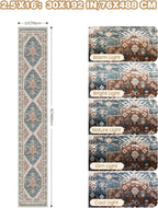 Washable Runner Rug 2.5x16, Non-Slip Long Kitchen Rugs, Soft Hallway Runner - Image 2