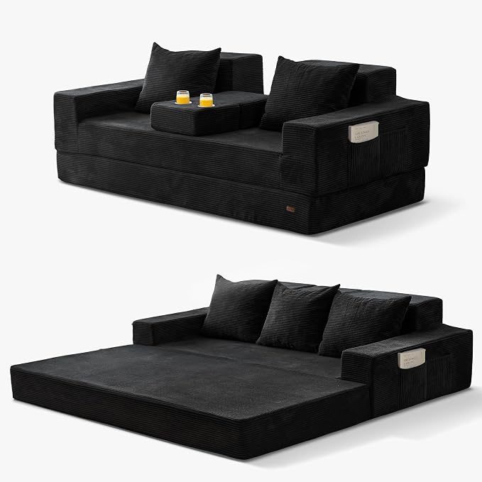 MAXYOYO Convertible Sofa Bed, Folding Sleeper Chair by MAXYOYO