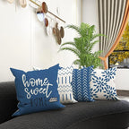 YCOLL Pillow Covers 20x20 Set of 4, Modern Sofa Throw Pillow Cover, Decorative - Image 5