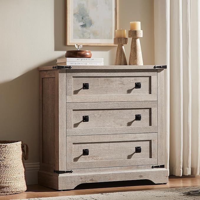 T4TREAM 32" Farmhouse Nightstand - Image 2