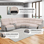 Power Recliner Sectional Sofa, Sectional Couch - Image 3