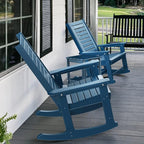 GREENVINES Outdoor Rocking Chair Set | 3-Piece | 2 Rocking Chairs - Image 6