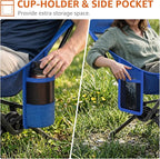 Armless Rocking Camping Chair for Adults, Portable Folding Outdoor Rocker - Image 6