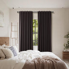 100% Blackout Curtains 90 Inch Length 2 Panels Set - Image 9