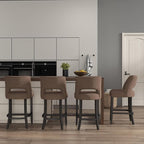 VKNOW Bar Stools Set of 4, Modern Counter Stools by VKNOW