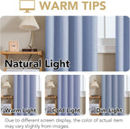 H.VERSAILTEX Linen Curtains 100% Blackout Curtains - Image 4