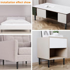 Metal Adjustable Furniture Legs 5.12-9.45 inch, Wlrrcwdttc Sofa Legs Cabinet - Image 7