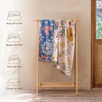 LUTBM Boho Throw Blanket for Couch Sofa Chair Cotton Summer Breathable Blankets - Image 6