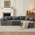 Hetoy Oversized L Shape Modular Sofa, Soft Modular Sectional Couch by HetoyRideon