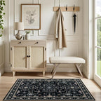 2x3 Area Rugs Living Room: Washable Vintage Rug - Image 5