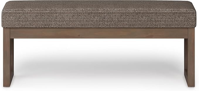 SIMPLIHOME Milltown Large Ottoman Bench - Image 4