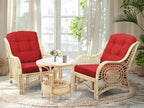Malibu Lounge Living Accent Armchair Natural Rattan Wicker Handmade Design - Image 6