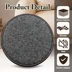 12Pcs Round Metal Felt Furniture Caster Cups, 4Inch Carpet-Bottom Furniture - Image 4