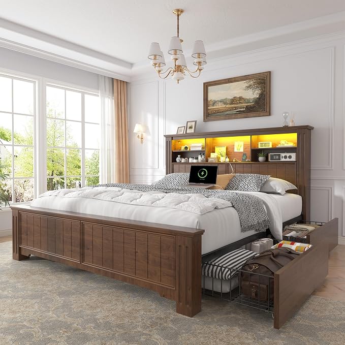 EnHomee Full Size Bed Frame by EnHomee