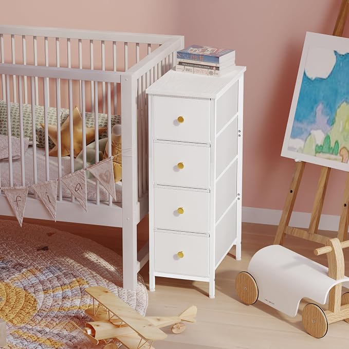Fixwal Narrow Storage Cabinet, Narrow Nightstand Dresser - Image 6
