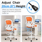 Primy Drafting Chair Tall Office Chair - Image 6