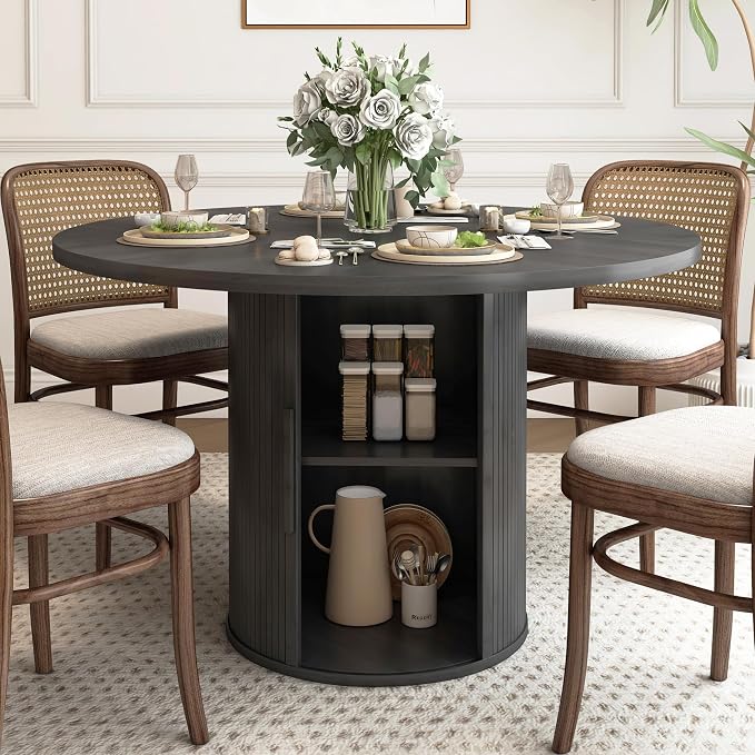 weselon 47 inch Round Dining Table by WelcometoFurnitureSalon