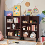LEYAOYAO 7 Cube Bookshelf 3-Tier Bookcase - Image 8