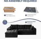 MAXYOYO 104" L Shaped Modular Sectional Sofa - Image 8