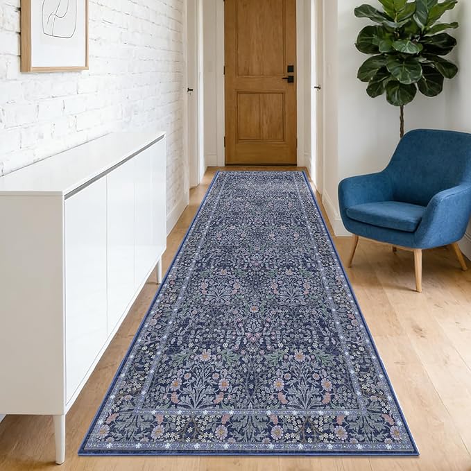 Washable 2' x 6' Runners for Hallways, Non Slip Long Floor Runner for Kitchen by Unknown