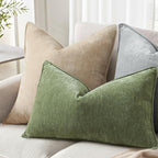 decorUhome Summer Couch Throw Pillow Covers 12x20 Set of 2, Decorative Soft - Image 3