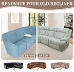 ALIECOM 100% Waterproof Recliner Sectional Couch Covers L Shape Stretch Corner - Image 7