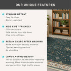 Dark Green Oushak 3x4 Large Entryway Rug - Image 8